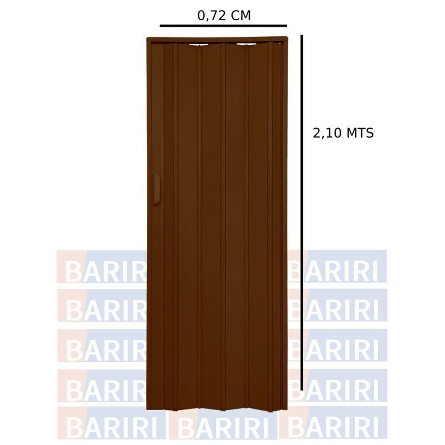 Kit com 2 Portas Sanfonadas de Pvc 210x72cm Bariri - 5