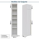 Ver imagem 5 de Guarda-Roupa Planejado 2 Peças 2 Portas Jade CabeCasa MadeiraOriginals Branco/Fosco