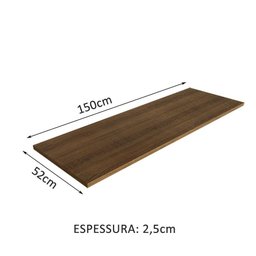 Tampo Para Balcão De Pia 150 Cm Madesa - Rustic Rustic - 5