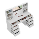 Ver imagem 5 de Penteadeira 9 Gavetas com Espelho e Led 8402