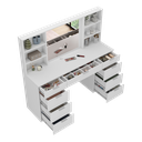 Ver imagem 4 de Penteadeira 9 Gavetas com Espelho e Led 8402