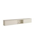 Ver imagem 4 de Painel para TV Ripado Luna 240cm 100% MDF com Nicho Dourado Casa Lar Shop