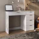 Ver imagem 1 de Escrivaninha 8500 Escritório 5 Gavetas 112cm Branco Yescasa