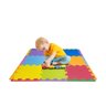 Kit 20 Tapete Tatame Eva Bebe Infantil 50x50 10mm Colorido - 3