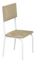 Ver imagem 2 de Kit 4 Cadeiras Ana Corino Creme Tubo Branco