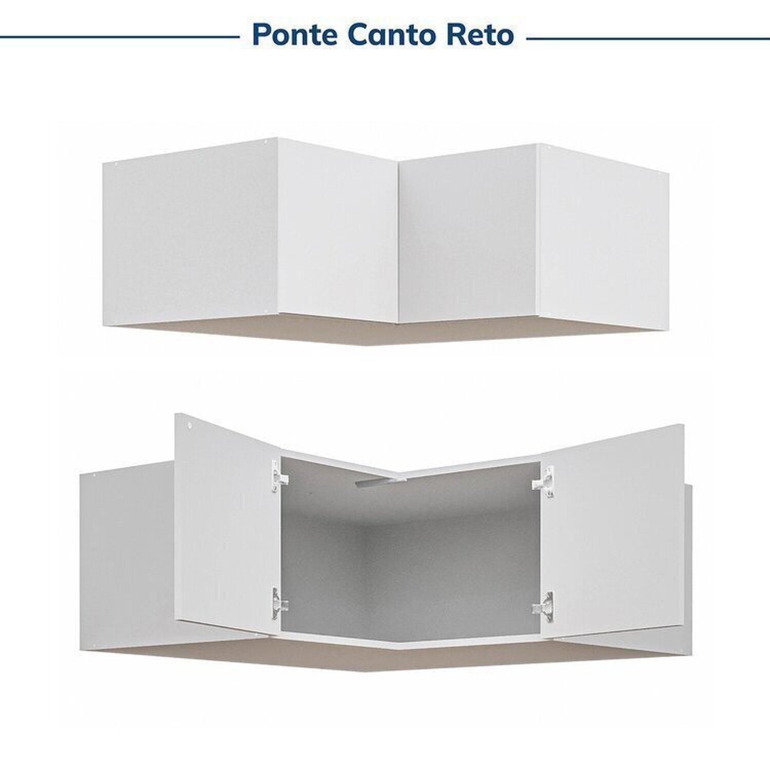 Guarda-roupa Modulado de Canto 2 Peças 2 Portas Jade Cabecasa Madeiramadeira - 13