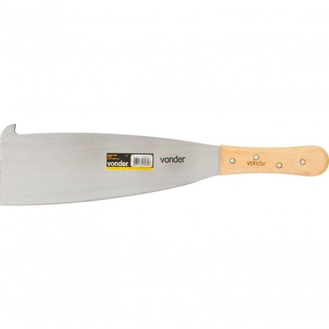 Facão para Cana 14" Aço Carbono Cabo Madeira - Vonder