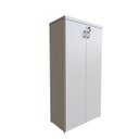 Ver imagem 6 de Armário Alto 2 Portas para Escritório Branco/Cinza Cristal