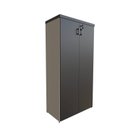Ver imagem 6 de Armário Alto 2 Portas para Escritório Branco/Preto