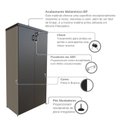 Ver mais imagens de Armário Alto 2 Portas para Escritório Branco/Preto