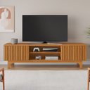 Ver imagem 3 de Rack Mdf e Mdp Ripado para Tv de até 70 Polegadas Cinamomo