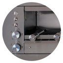Ver imagem 3 de Churrasqueira a Gás de Embutir 04 g com 4 Espetos e Painel Ventilado Aço Inox Cinza Titan