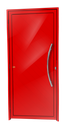 Ver imagem 1 de Porta Alumínio Lambril Savana c/Puxador D.Vermelho 90 Brimak