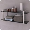 Ver imagem 2 de Prateleira Estilo Industrial Banheiro Parede Gnd Bp 120cm