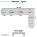 Ver imagem 3 de Guarda-Roupa Planejado de Canto 5 Peças sem Portas Jade CabeCasa MadeiraOriginals Branco/Fosco