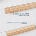 Ver imagem 7 de Guarda-Roupa Planejado de Canto 5 Peças sem Portas Jade CabeCasa MadeiraOriginals Branco/Fosco
