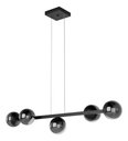Ver imagem 5 de Pendente Luminaria Lustre de Teto Jabuticaba 5 Globos Vidro Decoração Iluminação Casa Sala Cozinha