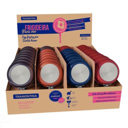 Frigideira para Ovo Tramontina Turim em Alumínio com Revestimento Interno e Externo Antiaderente Sta - 2 Frigideira para Ovo Tramontina Turim em Alumínio com Revestimento Interno e Externo Antiaderente Sta - 2