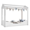 Ver imagem 2 de Mini Cama Montessoriana Infantil Casinha Montessoriana MDF sem Colchão P13 Uni Duni Branco - Mpozenato