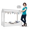 Mini Cama Montessoriana Infantil Casinha Montessoriana MDF sem Colchão P13 Uni Duni Branco - Mpozenato - 6