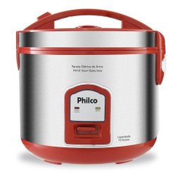Arrozeira Elétrica a Vapor Philco Ph10 Visor Glass Inox 220v - 1