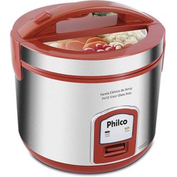 Arrozeira Elétrica a Vapor Philco Ph10 Visor Glass Inox 220v - 4