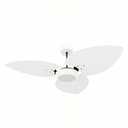 Ver imagem 1 de Ventilador de Teto Natuvent Dahlia Led 3 Pás Madeira Branco 6500k Branco Frio, Luz Branca 220v