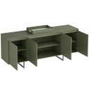Ver mais imagens de Aparador Buffet para Sala de Jantar 4 Portas 180cm Pés Industrial Graciosa A05 Menta - Lyam Decor