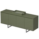 Ver imagem 7 de Aparador Buffet para Sala de Jantar 4 Portas 180cm Pés Industrial Graciosa A05 Menta - Lyam Decor