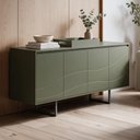 Ver imagem 3 de Aparador Buffet para Sala de Jantar 4 Portas 180cm Pés Industrial Graciosa A05 Menta - Lyam Decor