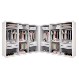 Closet Casal sem Portas 8 Gavetas Paris Duo Premium Minastex - 1