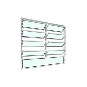 Vitro Basculante 100 X 150 Alumínio Branco