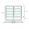 Vitro Basculante 100 X 150 Alumínio Branco - 3