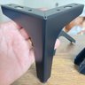 Pé para Móvel Cantoneira Universal 13cm Ferro Preto Kit 4 - 5