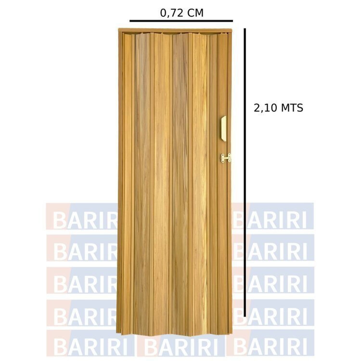 Kit com 2 Portas Sanfonadas de Pvc 210x72cm Bariri - 5