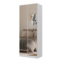 Ver imagem 2 de Sapateira Multiuso 2 Portas 6 Prateleiras 8700 Branco