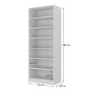 Ver imagem 4 de Sapateira Multiuso 2 Portas 6 Prateleiras 8700