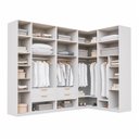 Ver imagem 6 de Guarda-Roupa Planejado de Canto 10 Peças 9 Portas Jade CabeCasa MadeiraOriginals Branco/Fosco