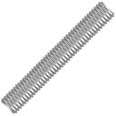 Ver imagem 1 de Barra Roscada de Inox Polido UNC com 7/16" x 1 Metro - 24030100 - CISER