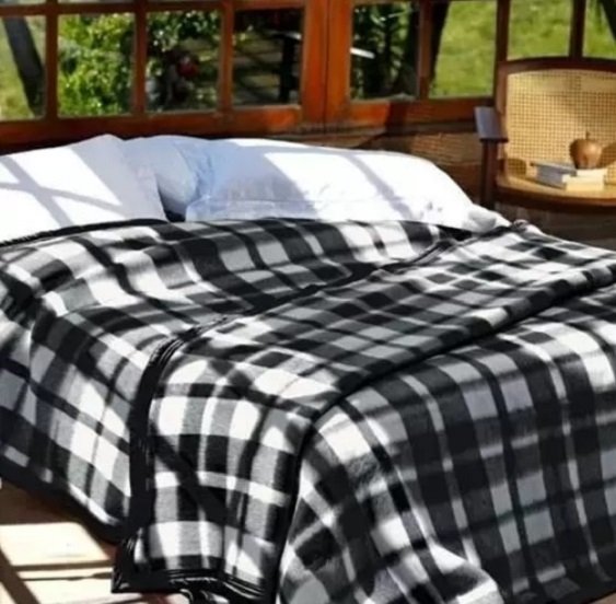 Cobertor Boa Noite Casal - Cinza 180x220 Cia. Fiacao e Tecidos Guaratin - 1