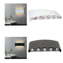 Ver imagem 4 de 1 Arandela Meia Lua de Sobrepor Led 10w Bivolt Ip65 Luz Branco Quente com 10 Fachos com Direção Cima