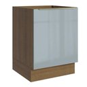 Ver imagem 1 de Balcão de Cozinha 60 Cm 1 Porta (sem Tampo) Rustic/cinza Lux Madesa Rustic/cinza