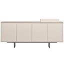 Ver imagem 2 de Aparador Buffet para Sala de Jantar 4 Portas 180cm Pés Industrial Graciosa A05 Off White - Lyam