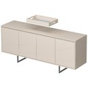 Ver imagem 7 de Aparador Buffet para Sala de Jantar 4 Portas 180cm Pés Industrial Graciosa A05 Off White - Lyam