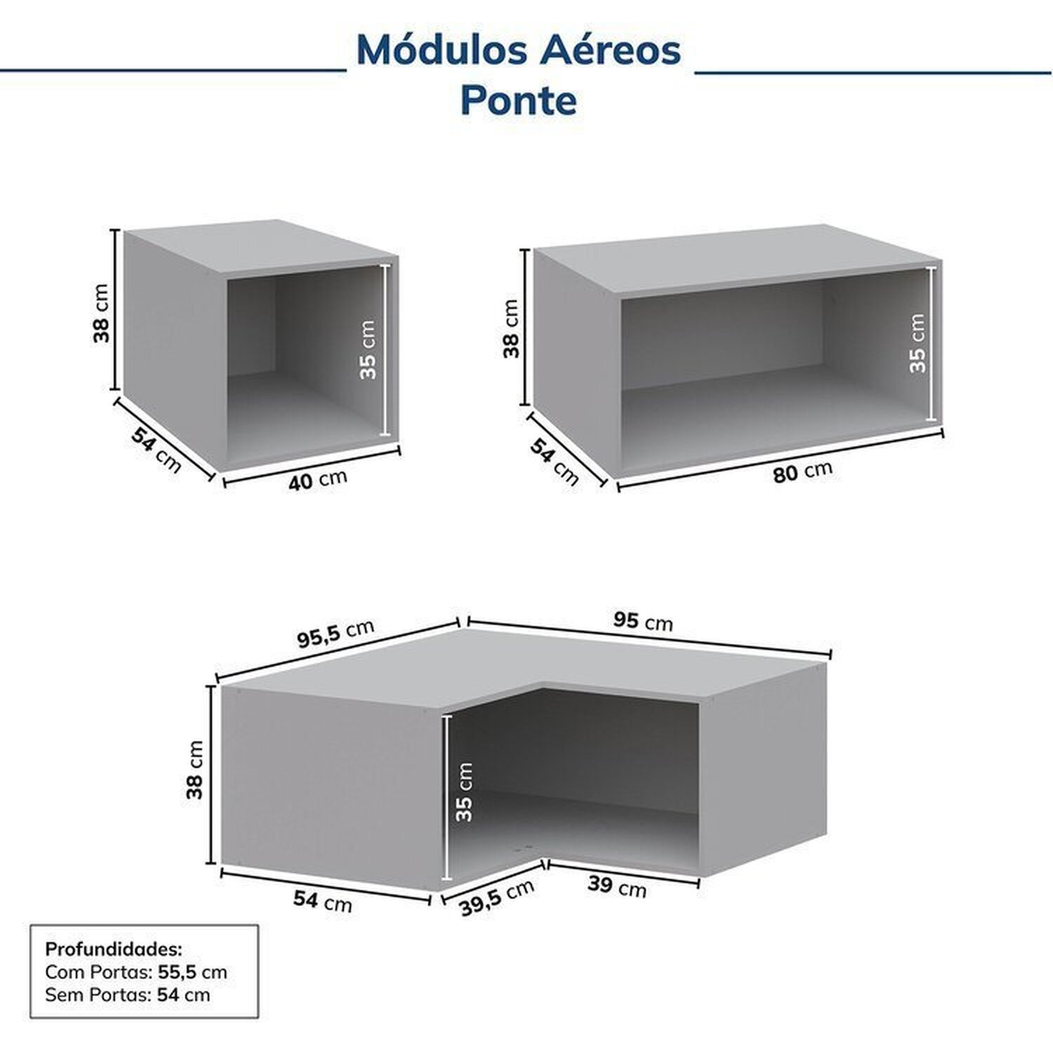 Guarda-roupa Modulado de Canto 8 Peças 10 Portas Jade Cabecasa Madeiramadeira - 12