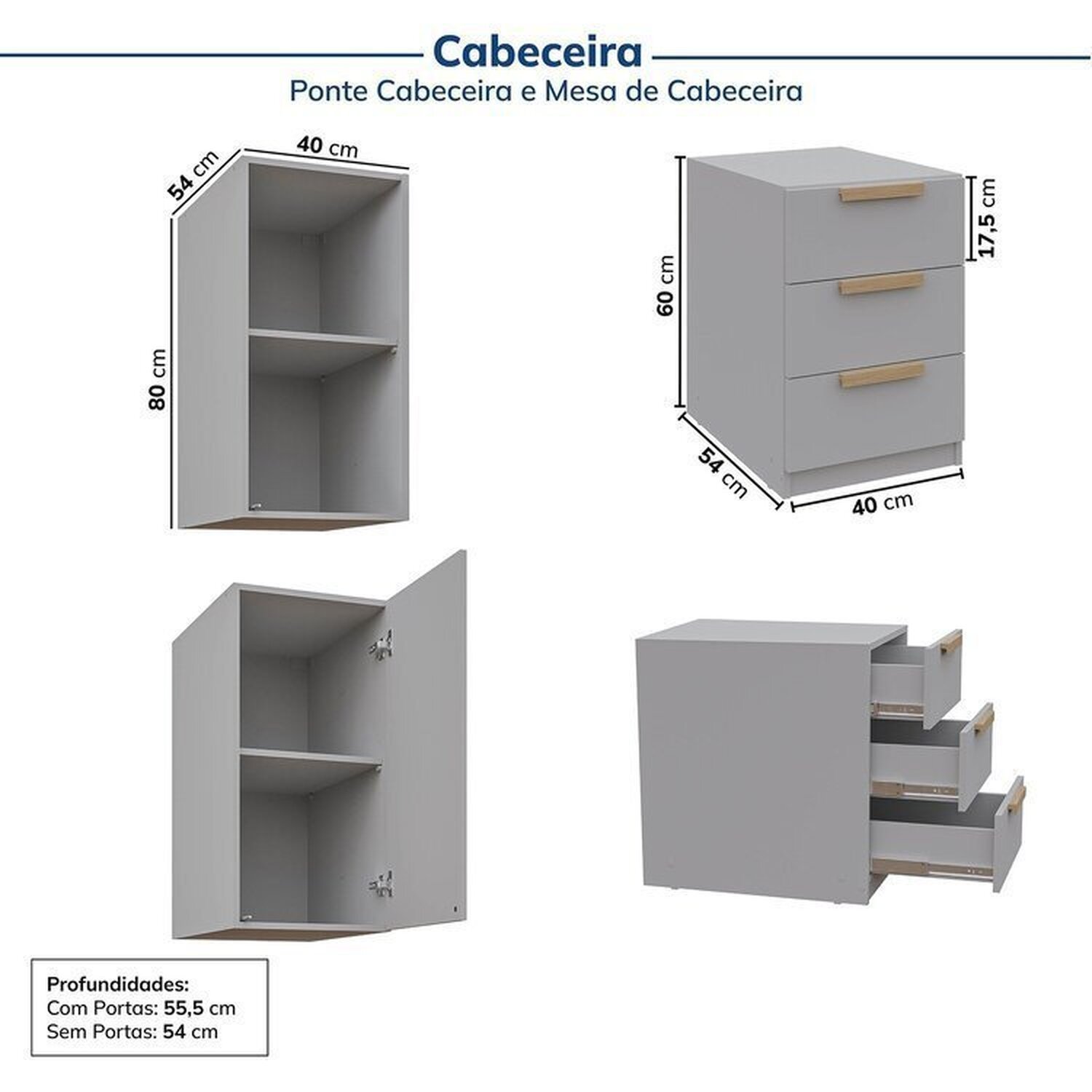 Guarda-roupa Modulado de Canto 8 Peças 10 Portas Jade Cabecasa Madeiramadeira - 13