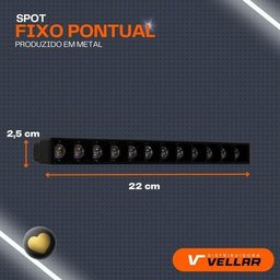 Luminária Smd Pontual Fixa 12w para Trilho Magnético 48v Led - 4