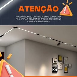 Luminária Smd Pontual Fixa 12w para Trilho Magnético 48v Led - 6