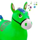 Ver imagem 3 de Cavalinho Upa Upa Brinquedo Pocoto Inflavel Musical Cor:verd