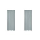 Ver imagem 4 de Kit com 2 Portas Sanfonadas de PVC 210x84cm Bariri Cinza